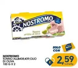 SeBón Supermercati Nostromo Tonno all'Olio di Oliva offerta