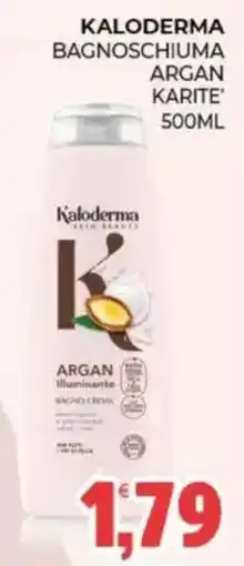 Eté Kaloderma Bagnoschiuma Argan Karite' offerta
