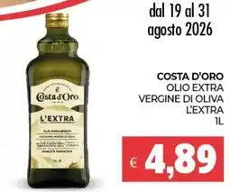 Eté Costa d'Oro Olio extra vergine di oliva L'Extra offerta
