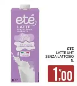 Eté Eté latte UHT senza lattosio offerta