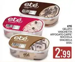 Eté eté gelato vaschetta affogato caffè offerta