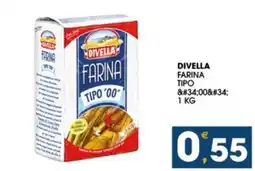 SeBón Supermercati Divella farina tipo 00 offerta