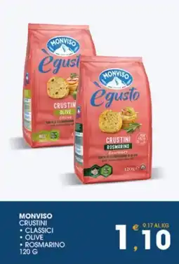 SeBón Supermercati Monviso crustini offerta