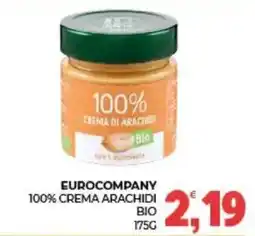 Eté Eurocompany 100% crema arachidi bio offerta