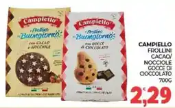 Eté Campiello Frollini Cacao/Nocciole Gocce di Cioccolato offerta