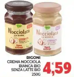 Eté Rigoni crema nocciola bianca bio offerta