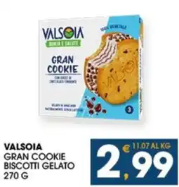 SeBón Supermercati Valsòia gran cookie biscotti gelato offerta