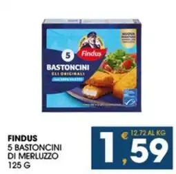 SeBón Supermercati Findus bastoncini di merluzzo offerta