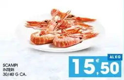 SeBón Supermercati Scampi interi offerta