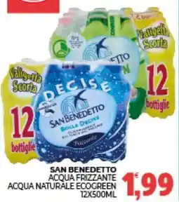 Eté San Benedetto acqua frizzante naturale ecogreen offerta