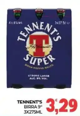 Eté Tennent's birra 9° offerta