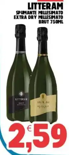 Eté Spumante millesimato extra dry millesimato brut offerta