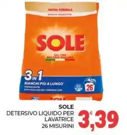 Eté Sole detersivo liquido per lavatrice offerta