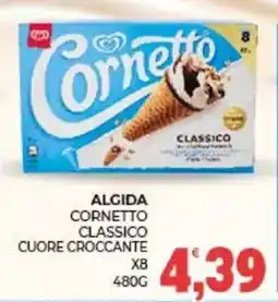 Eté Algida Cornetto Classico Cuore Croccante offerta