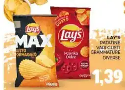 Eté Lay's patatine vari gusti offerta