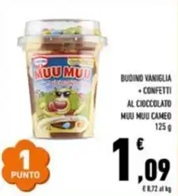 Conad City Budino vaniglia Muu Muu offerta