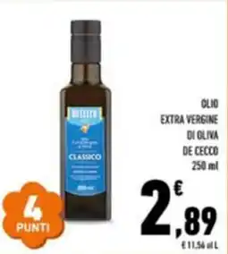 Conad City Olio extra vergine di oliva de cecco classico offerta