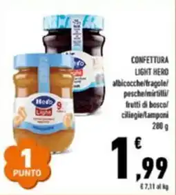 Conad City Confettura light Hero offerta