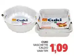 Eté Cuki vaschette caldo offerta