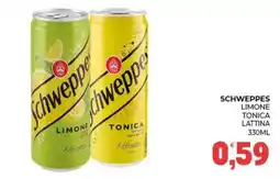 Eté Schweppes limone tonica offerta