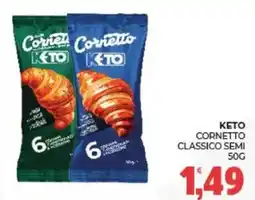 Eté Cornetto Keto Classico Semi offerta