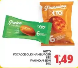 Eté Keto Focacce Olio Hamburger offerta