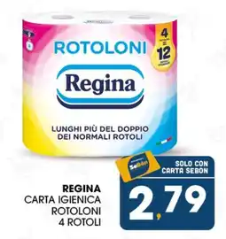 SeBón Supermercati Regina carta igienica rotoloni offerta