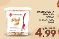 SeBón Supermercati Gastronauta anacardi tostati offerta