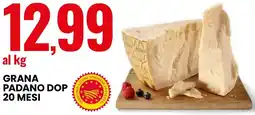 Eurospin Grana padano dop 20 mesi offerta