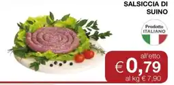 Coop Salsiccia di suino offerta