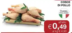 Coop Cosce di pollo offerta