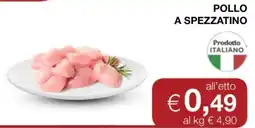 Coop Pollo a spezzatino offerta