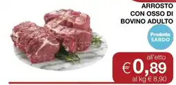Coop Arrosto con osso di bovino adulto offerta