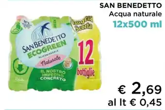 San Benedetto acqua naturale