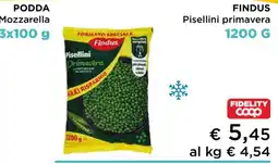 Coop Findus Pisellini primavera offerta