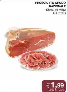 Coop Prosciutto crudo nazionale offerta