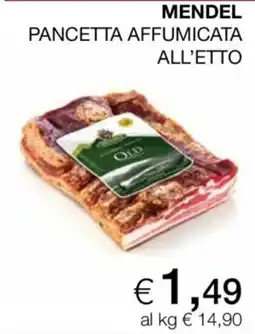 Coop Pancetta affumicata Mendel offerta