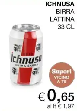 Coop Ichnusa Birra offerta