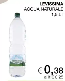 Coop Levissima Acqua Naturale offerta