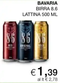 Coop Bavaria birra 8.6 offerta