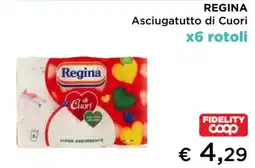 Coop Regina Asciugatutto di Cuori offerta