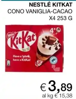 Coop KitKat cono vaniglia-cacao offerta