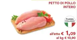 Coop Petto di pollo intero offerta
