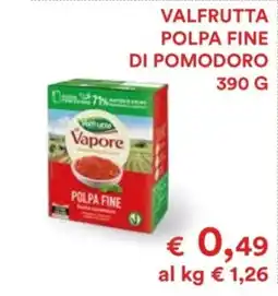 Coop Valfrutta polpa fine di pomodoro offerta