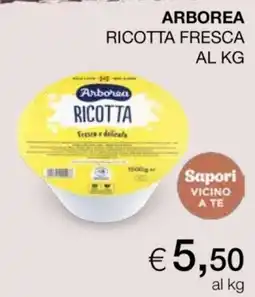 Coop Arborea ricotta fresca offerta