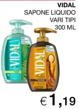 Coop Sapone liquido Vidal offerta