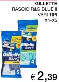 Coop Gillette Rasoio R&G Blue II offerta
