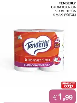 Coop Tenderly carta igienica kilometrica offerta