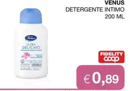 Coop Venus detergente intimo offerta