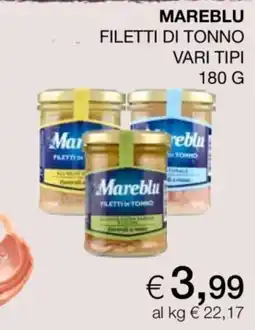 Coop Mareblu filetti di tonno offerta